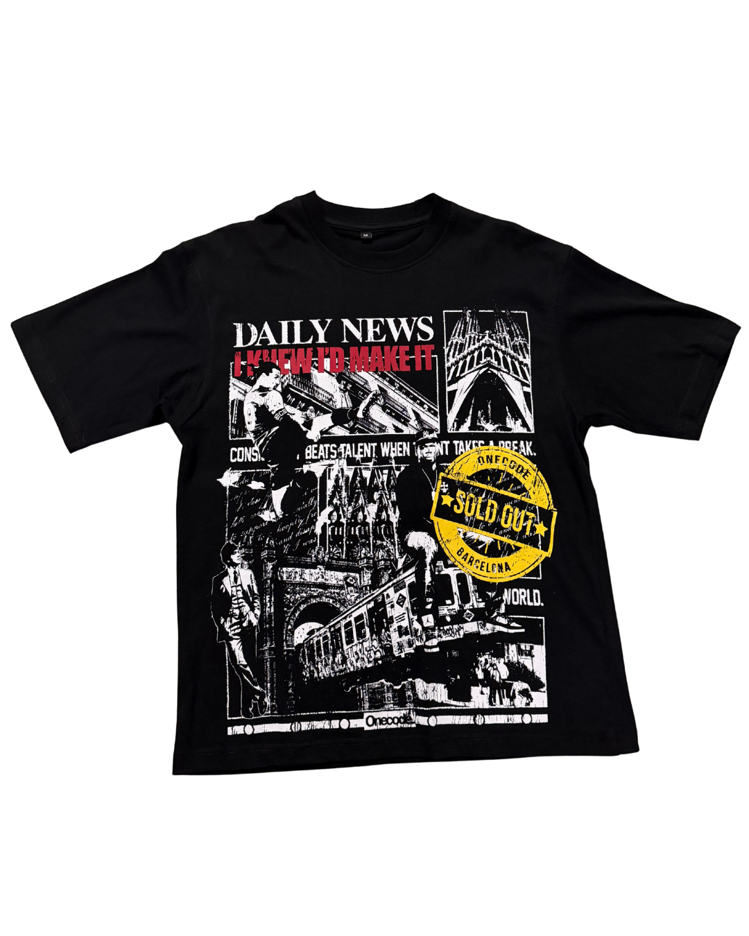 BLACK DAILY T-SHIRT