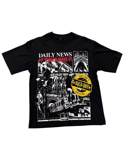 BLACK DAILY T-SHIRT