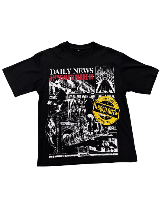BLACK DAILY T-SHIRT
