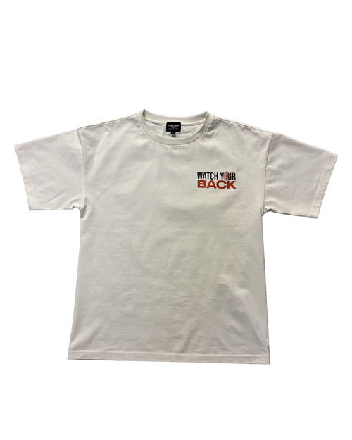 White T-Shirt Watch Your Back