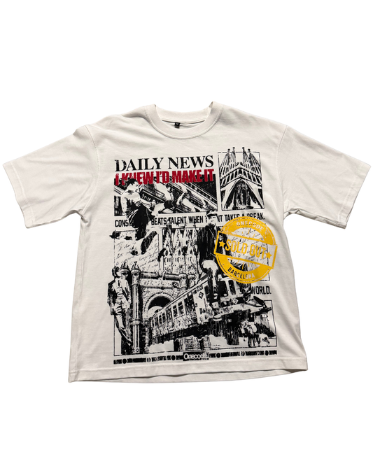 WHITE DAILY T-SHIRT